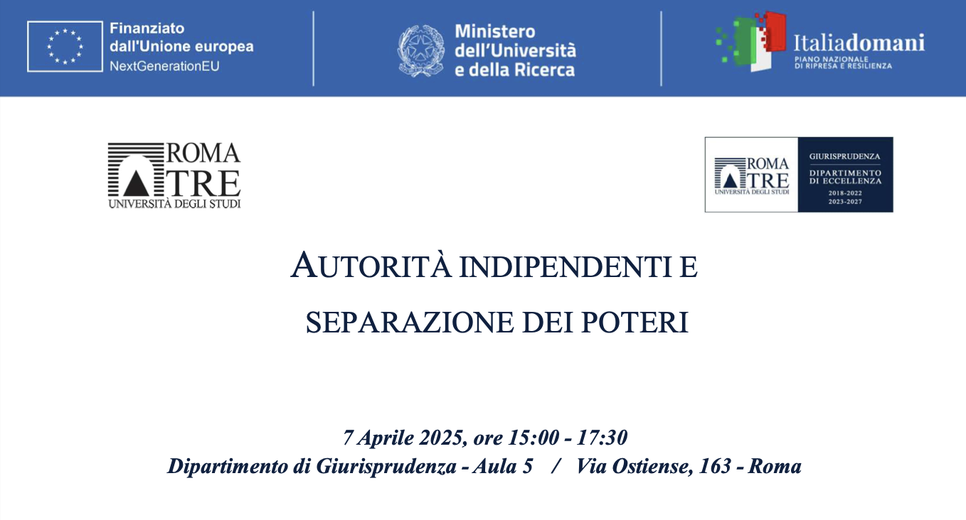 Autorità indipendenti e separazione dei poteri